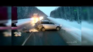 Una niña se salva milagrosamente de morir en un accidente automovilístico en Rusia