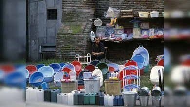 Los vendedores ambulantes de la capital georgiana se quedan 'en la calle' 