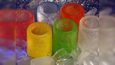 Copas de hielo, ideales para romper después de un brindis 