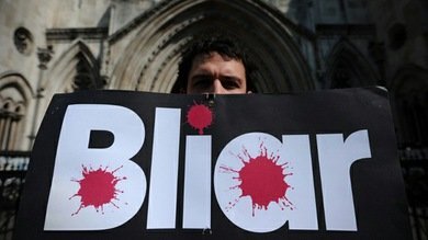 Tony Blair, acusado de ser un "criminal de guerra"