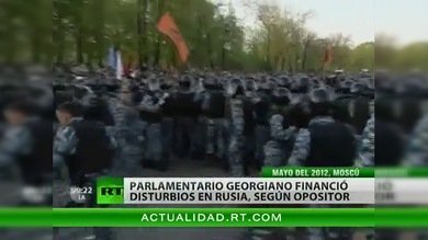 Un diputado georgiano financió las manifestaciones de la oposición en Moscú