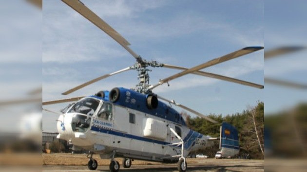 Los helicópteros rusos ayudan a combatir los incendios en España