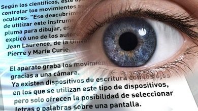 El globo ocular funcionará como pluma para personas con parálisis
