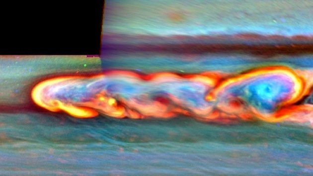 Insólitas imágenes de la supertormenta de Saturno que se devoró a sí misma