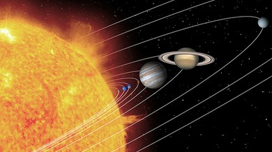 El Sistema Solar como si fuera un mapa de metro