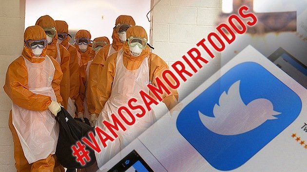 'Vamos a morir todos': Un hashtag en Twitter 'saluda' la llegada de ébola en España