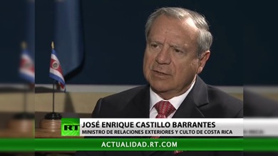 Entrevista con José Enrique Castillo Barrantes Ministro de Relaciones Exteriores de Costa Rica