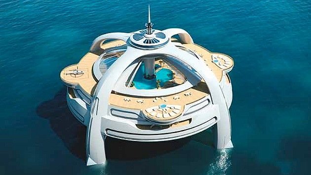 Mónaco, la isla flotante y otros diseños imposibles de superyates lujosos