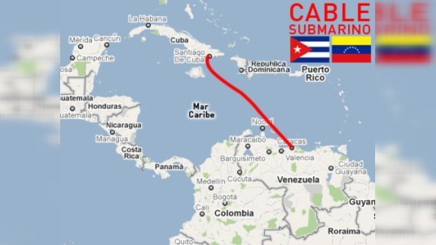 Empieza el tendido de cable submarino para internet de Venezuela a Cuba