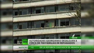 En Tbilisi desalojaron por la fuerza a 700 familias de refugiados