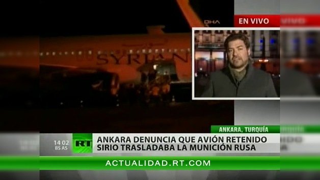 Turquía dice que descubrió material militar en el avión sirio que obligó a aterrizar en Ankara
