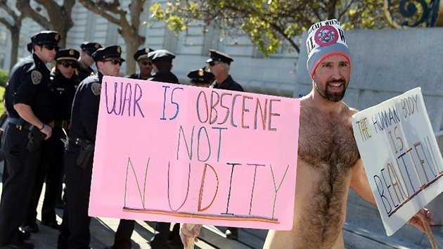 Fotos: Detienen en San Francisco a los protestantes desnudos