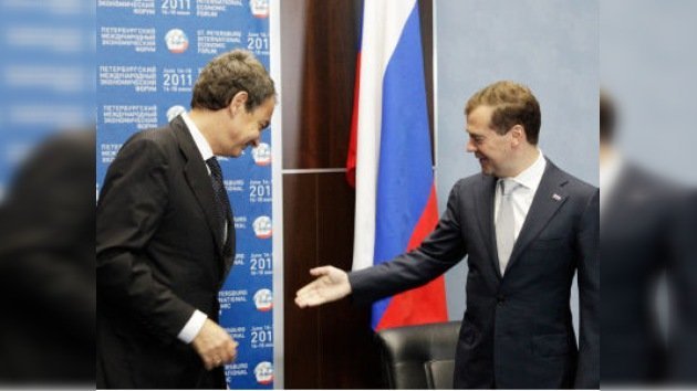 Rusia y España firman cinco acuerdos tras la reunión entre Medvédev y Zapatero