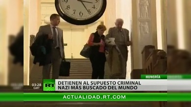 Detienen en Hungría al nazi más buscado del mundo
