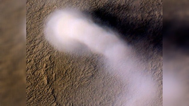 La NASA capta imágenes de un diablo de polvo en Marte 