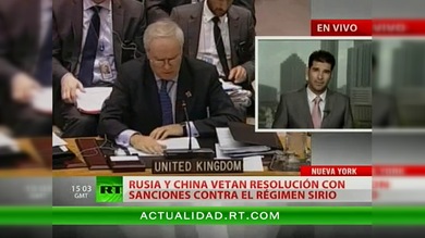 Rusia y China vetan la resolución de la ONU sobre Siria