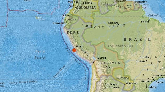Un sismo de magnitud 5,4 sacude Lima