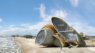 Arquitectura ficticia pero resistente: Crean refugios que aguantan los desastres naturales