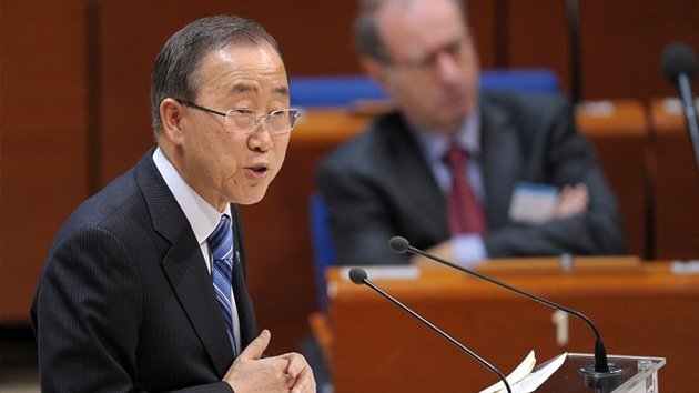 Ban Ki-moon urge a israelíes y palestinos a un alto el fuego inmediato