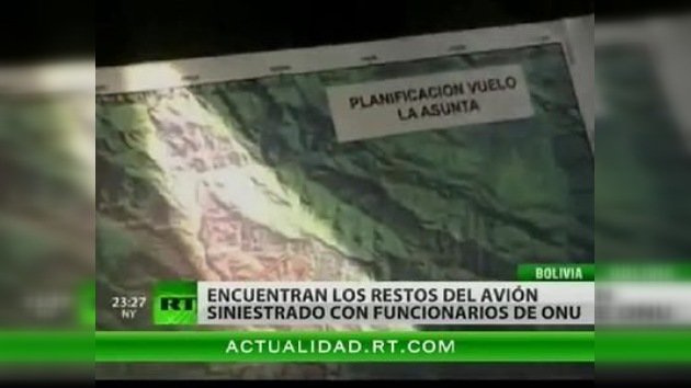 No hay supervivientes en el accidente de una avioneta antidroga de la ONU en Bolivia