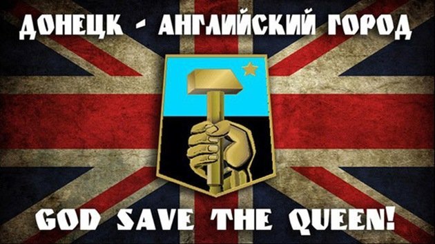 ¿Es Donetsk británico? Los ucranianos votan en un referéndum de broma si se unen al Reino Unido