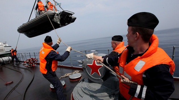 La Armada rusa realiza simulacros antiterroristas y de rescate en Oriente Lejano