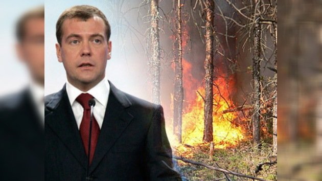 Dmitri Medvédev: "El calor anormal llevó a las tragedias"