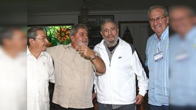 Lula da Silva: "Fidel Castro se encuentra excepcionalmente bien"