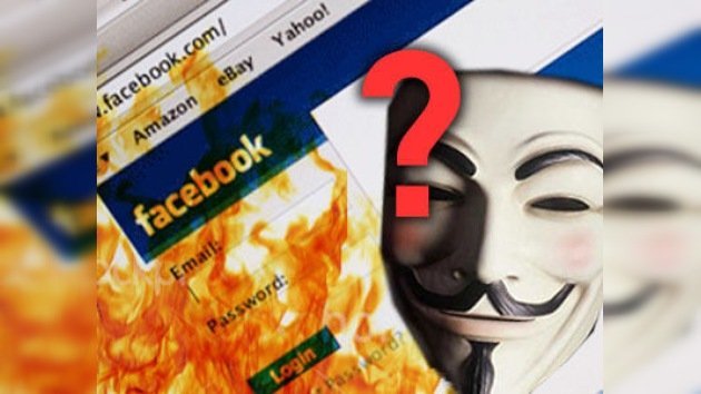 Facebook se desploma: ¿Anonymous tiene la culpa?