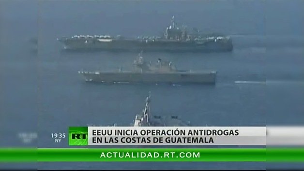 EE.UU. lanza la operación antidrogas 'Martillo' en las costas de Guatemala