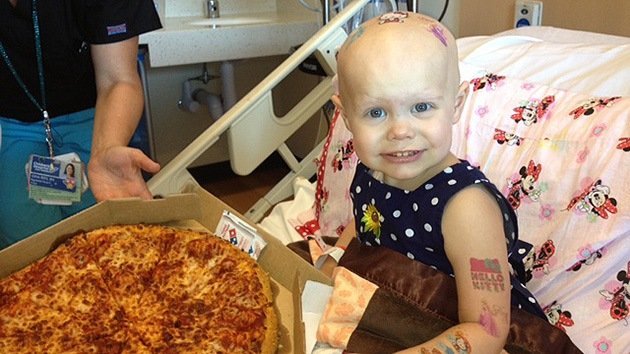 Pizza para una niña con cáncer o una historia sobre la generosidad humana