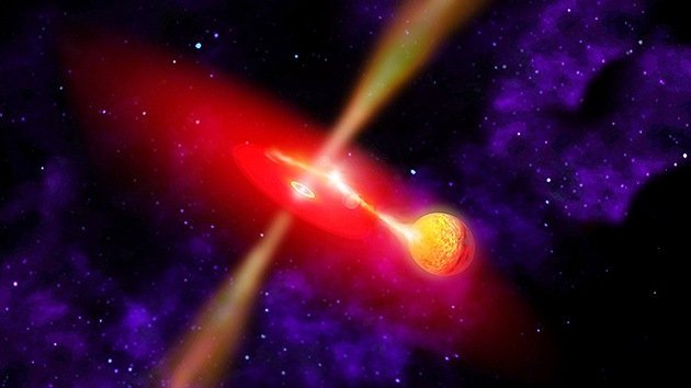 Un agujero negro se 'come' una estrella a una increíble velocidad