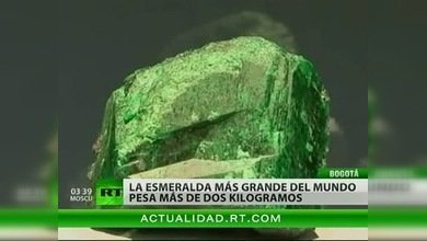 La esmeralda más grande del mundo se exhibe al público por primera vez
