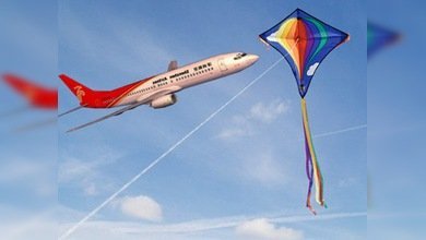 Una pequeña cometa siembra el caos en un aeropuerto chino