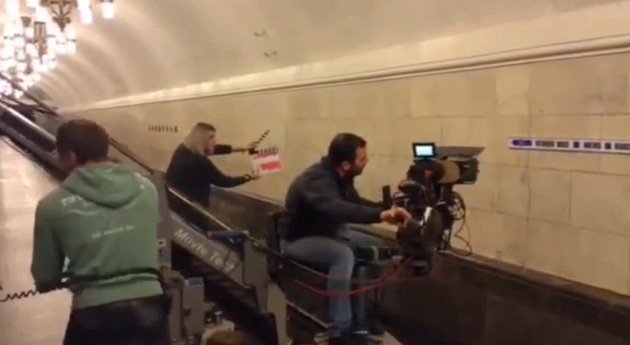 Película sin final feliz en el metro de Moscú