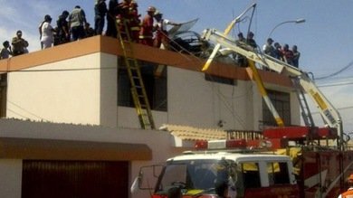 Se estrella en Perú un helicóptero policial