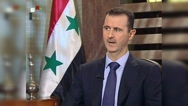 Bashar al-Assad descarta abandonar el poder