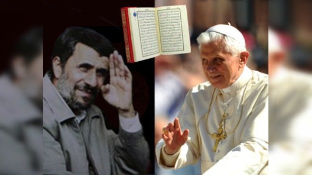 Ahmadineyad agradece al Papa que condenara los planes de quemar el Corán