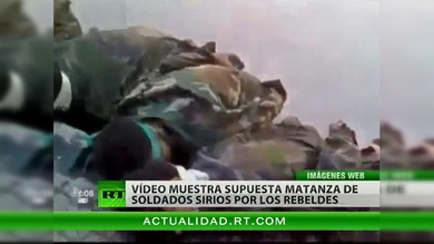 Atroz video de rebeldes sirios ejecutando a soldados desarmados