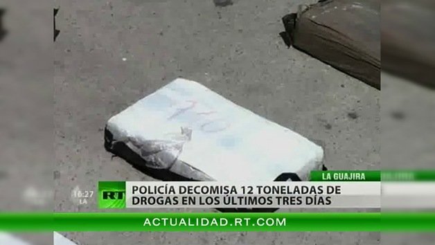 Colombia: La policía decomisa 12 toneladas de drogas en 3 días