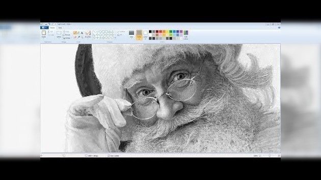 Cómo dibujar un Papa Noel con Paint