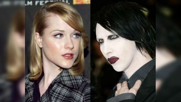 Marilyn Manson se casará con la actriz de 22 años Evan Rachel Wood