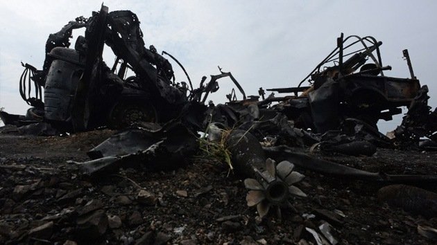 Las autodefensas derriban un avión del Ejército en Kramatorsk