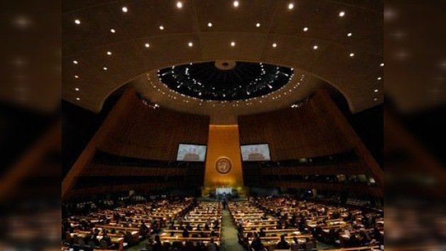 Situación en Oriente Próximo, lema principal de la 66 Asamblea General de la ONU