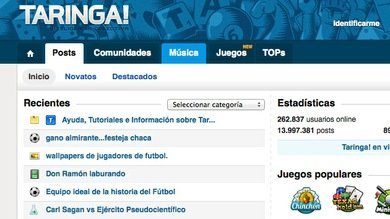 Los dueños del sitio Taringa!, juzgados por permitir descargas ilegales