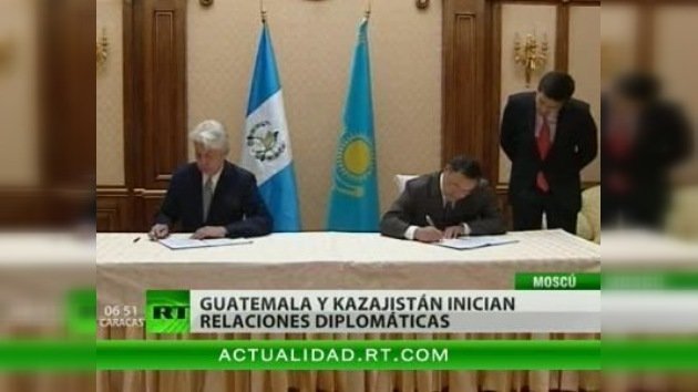Guatemala y Kazajistán establecen relaciones diplomáticas