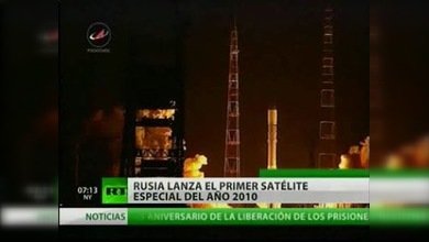 El primer lanzamiento de 2010 se realizó desde el cosmódromo de Baiconur
