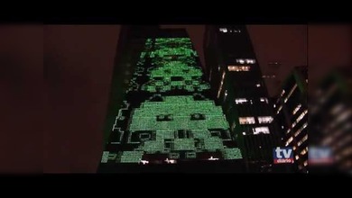 Un edificio de Sâo Paulo es ahora una pantalla de videojuegos gigante