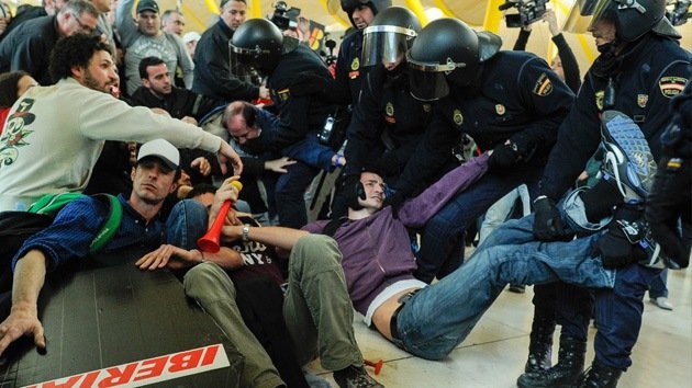 La violencia policial puede perjudicar la imagen de España