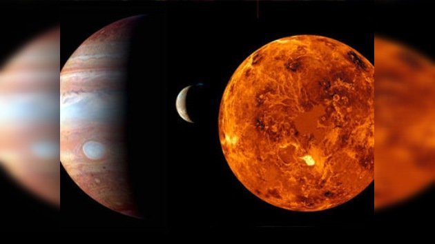 Venus, Júpiter y la Luna brindan un espectacular fenómeno astronómico